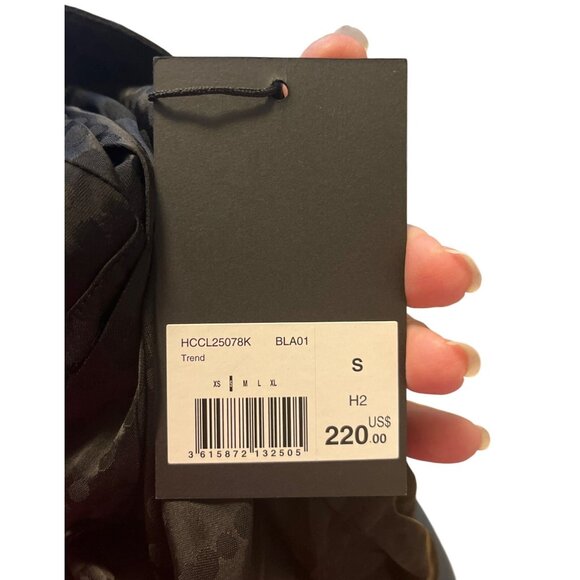 The Kooples Black "Trend" Patterned Long-Sleeve Button-Up Shirt Size S - Picture 5 of 5